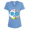 Women's Snow Heather Jersey V-Neck T-Shirt Thumbnail