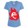 Women's Snow Heather Jersey V-Neck T-Shirt Thumbnail