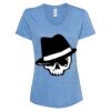 Women's Snow Heather Jersey V-Neck T-Shirt Thumbnail