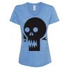 Women's Snow Heather Jersey V-Neck T-Shirt Thumbnail