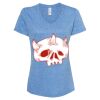 Women's Snow Heather Jersey V-Neck T-Shirt Thumbnail