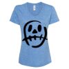 Women's Snow Heather Jersey V-Neck T-Shirt Thumbnail