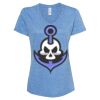Women's Snow Heather Jersey V-Neck T-Shirt Thumbnail