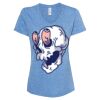 Women's Snow Heather Jersey V-Neck T-Shirt Thumbnail