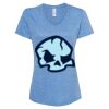 Women's Snow Heather Jersey V-Neck T-Shirt Thumbnail