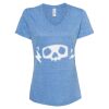 Women's Snow Heather Jersey V-Neck T-Shirt Thumbnail
