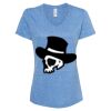 Women's Snow Heather Jersey V-Neck T-Shirt Thumbnail