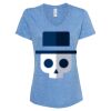 Women's Snow Heather Jersey V-Neck T-Shirt Thumbnail