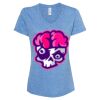Women's Snow Heather Jersey V-Neck T-Shirt Thumbnail