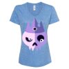Women's Snow Heather Jersey V-Neck T-Shirt Thumbnail