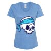 Women's Snow Heather Jersey V-Neck T-Shirt Thumbnail