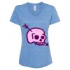 Women's Snow Heather Jersey V-Neck T-Shirt Thumbnail