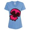 Women's Snow Heather Jersey V-Neck T-Shirt Thumbnail