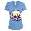 Women's Snow Heather Jersey V-Neck T-Shirt Thumbnail
