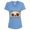 Women's Snow Heather Jersey V-Neck T-Shirt Thumbnail