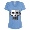 Women's Snow Heather Jersey V-Neck T-Shirt Thumbnail