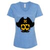 Women's Snow Heather Jersey V-Neck T-Shirt Thumbnail