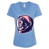 Women's Snow Heather Jersey V-Neck T-Shirt Thumbnail