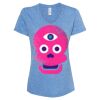 Women's Snow Heather Jersey V-Neck T-Shirt Thumbnail