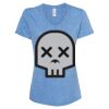 Women's Snow Heather Jersey V-Neck T-Shirt Thumbnail