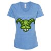 Women's Snow Heather Jersey V-Neck T-Shirt Thumbnail