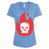 Women's Snow Heather Jersey V-Neck T-Shirt Thumbnail