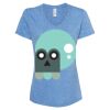 Women's Snow Heather Jersey V-Neck T-Shirt Thumbnail