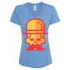 Women's Snow Heather Jersey V-Neck T-Shirt Thumbnail