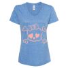 Women's Snow Heather Jersey V-Neck T-Shirt Thumbnail