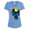 Women's Snow Heather Jersey V-Neck T-Shirt Thumbnail