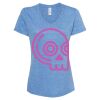 Women's Snow Heather Jersey V-Neck T-Shirt Thumbnail
