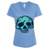 Women's Snow Heather Jersey V-Neck T-Shirt Thumbnail