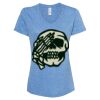 Women's Snow Heather Jersey V-Neck T-Shirt Thumbnail