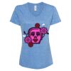 Women's Snow Heather Jersey V-Neck T-Shirt Thumbnail