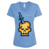 Women's Snow Heather Jersey V-Neck T-Shirt Thumbnail