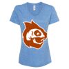 Women's Snow Heather Jersey V-Neck T-Shirt Thumbnail