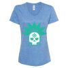 Women's Snow Heather Jersey V-Neck T-Shirt Thumbnail