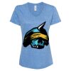 Women's Snow Heather Jersey V-Neck T-Shirt Thumbnail