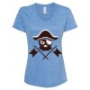 Women's Snow Heather Jersey V-Neck T-Shirt Thumbnail
