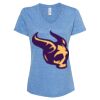 Women's Snow Heather Jersey V-Neck T-Shirt Thumbnail