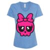 Women's Snow Heather Jersey V-Neck T-Shirt Thumbnail