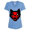 Women's Snow Heather Jersey V-Neck T-Shirt Thumbnail