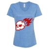 Women's Snow Heather Jersey V-Neck T-Shirt Thumbnail