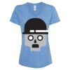 Women's Snow Heather Jersey V-Neck T-Shirt Thumbnail
