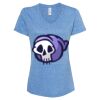 Women's Snow Heather Jersey V-Neck T-Shirt Thumbnail