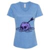 Women's Snow Heather Jersey V-Neck T-Shirt Thumbnail