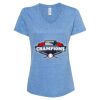 Women's Snow Heather Jersey V-Neck T-Shirt Thumbnail