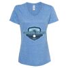 Women's Snow Heather Jersey V-Neck T-Shirt Thumbnail