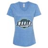Women's Snow Heather Jersey V-Neck T-Shirt Thumbnail