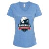 Women's Snow Heather Jersey V-Neck T-Shirt Thumbnail